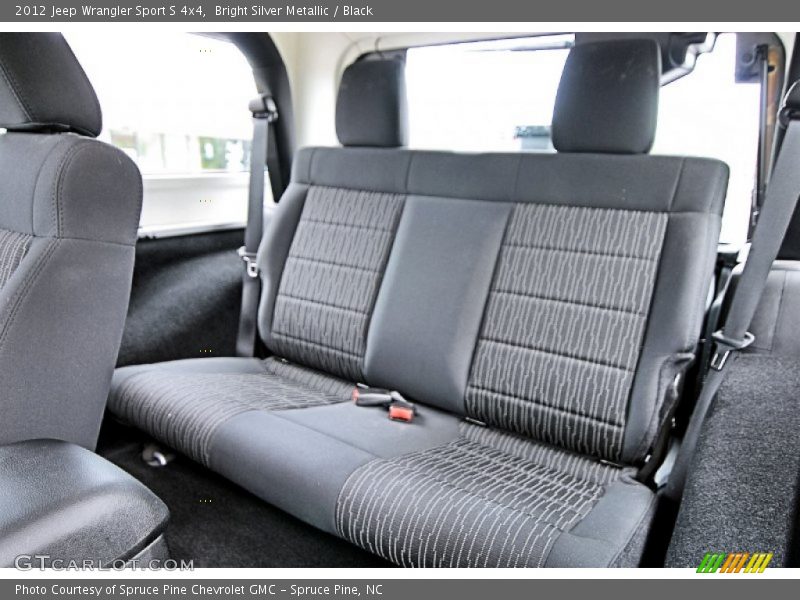 Rear Seat of 2012 Wrangler Sport S 4x4