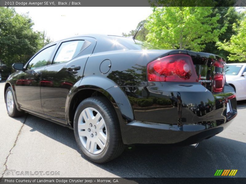 Black / Black 2013 Dodge Avenger SE V6