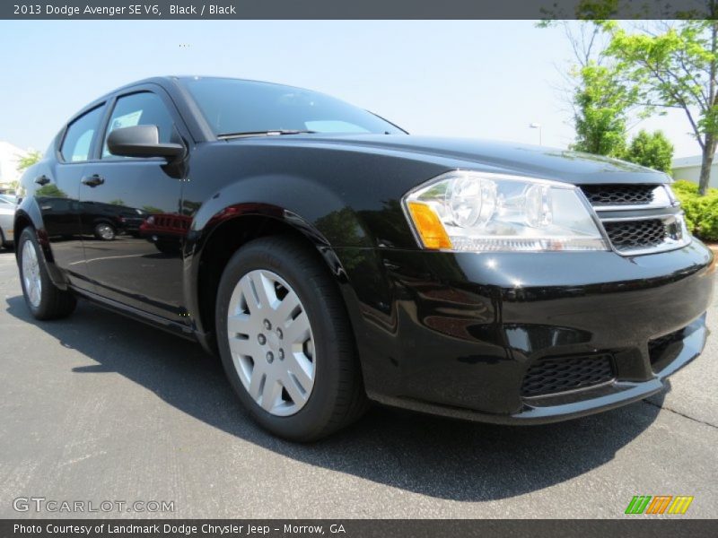 Black / Black 2013 Dodge Avenger SE V6