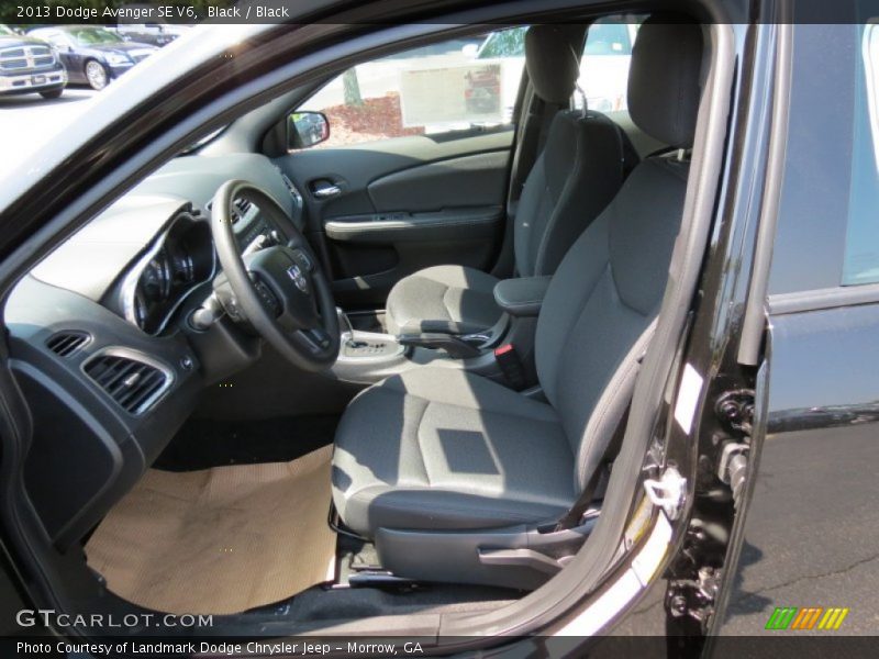 Black / Black 2013 Dodge Avenger SE V6