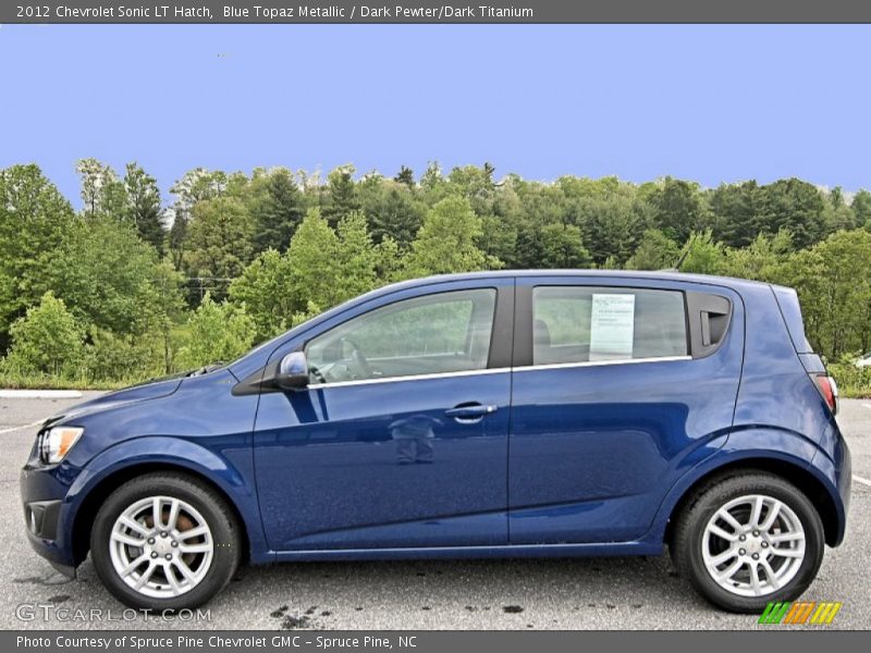  2012 Sonic LT Hatch Blue Topaz Metallic