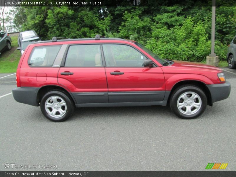  2004 Forester 2.5 X Cayenne Red Pearl
