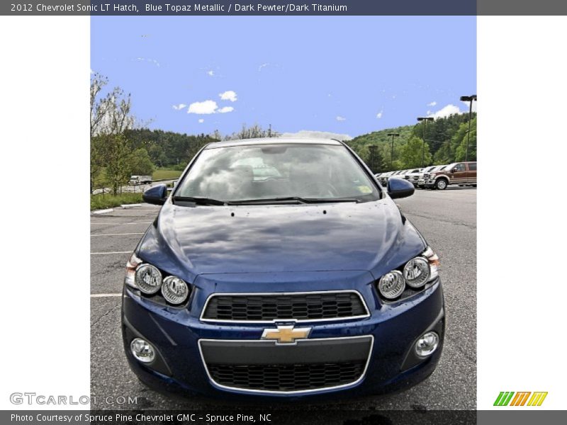 Blue Topaz Metallic / Dark Pewter/Dark Titanium 2012 Chevrolet Sonic LT Hatch