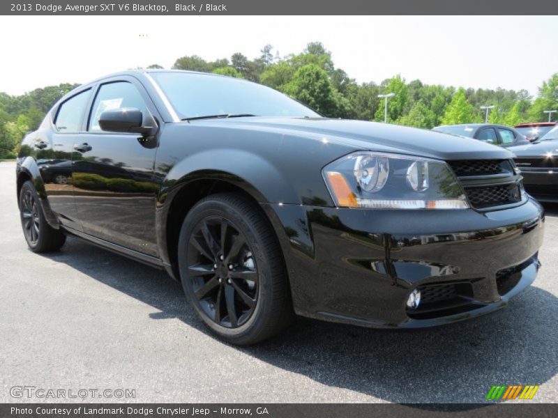 Black / Black 2013 Dodge Avenger SXT V6 Blacktop