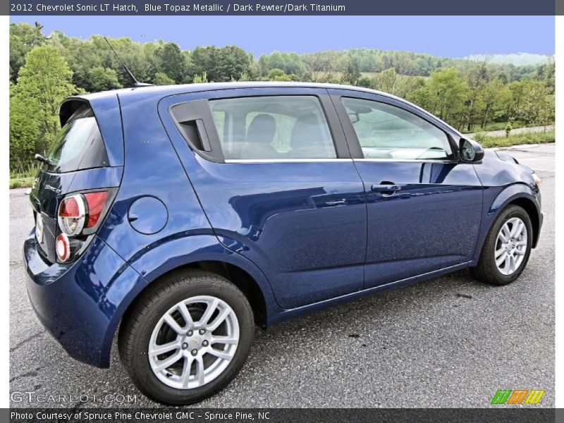 Blue Topaz Metallic / Dark Pewter/Dark Titanium 2012 Chevrolet Sonic LT Hatch