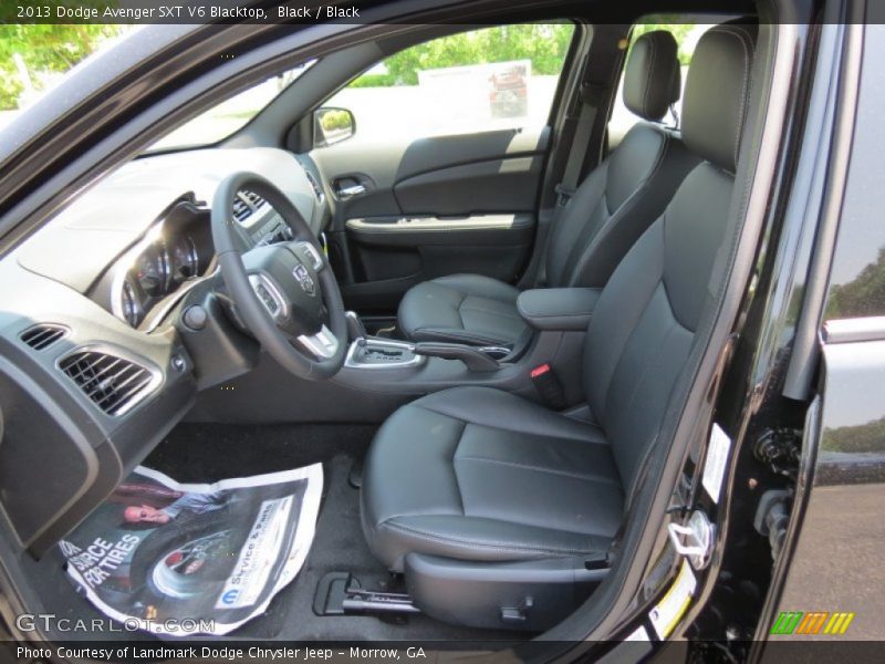 Black / Black 2013 Dodge Avenger SXT V6 Blacktop
