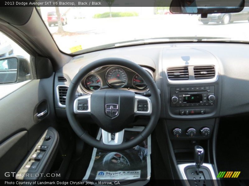 Black / Black 2013 Dodge Avenger SXT V6 Blacktop