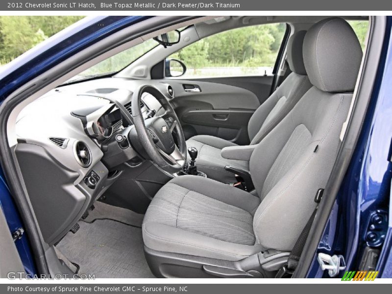  2012 Sonic LT Hatch Dark Pewter/Dark Titanium Interior