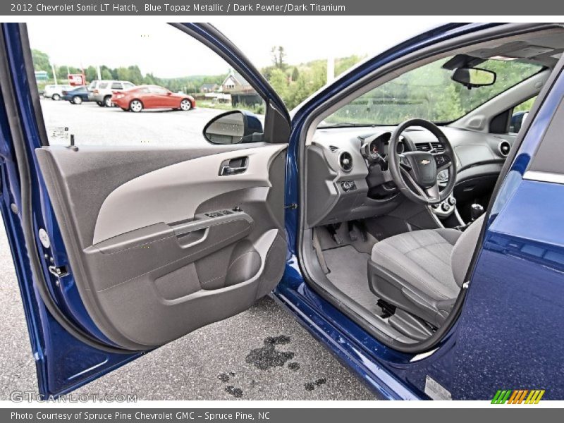 Blue Topaz Metallic / Dark Pewter/Dark Titanium 2012 Chevrolet Sonic LT Hatch