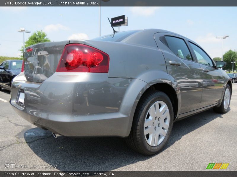 Tungsten Metallic / Black 2013 Dodge Avenger SE V6