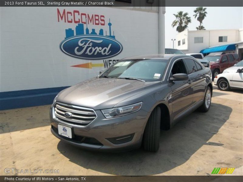 Sterling Gray Metallic / Charcoal Black 2013 Ford Taurus SEL
