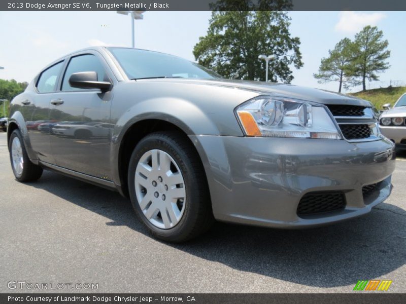 Tungsten Metallic / Black 2013 Dodge Avenger SE V6