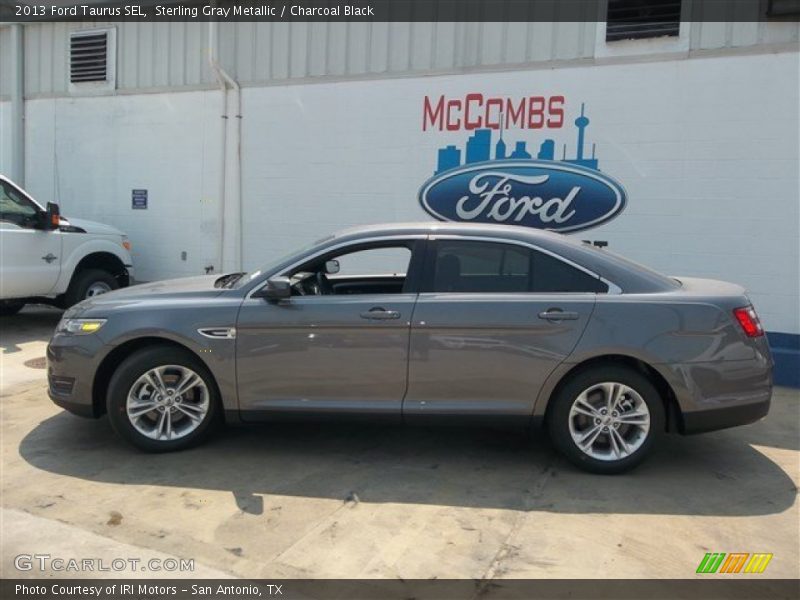 Sterling Gray Metallic / Charcoal Black 2013 Ford Taurus SEL