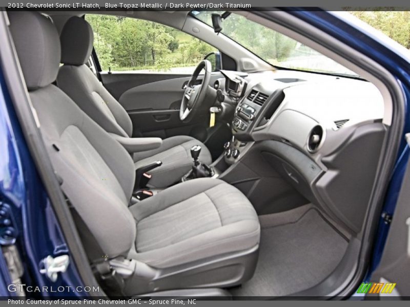 Front Seat of 2012 Sonic LT Hatch