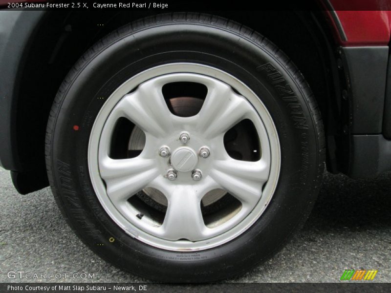 Cayenne Red Pearl / Beige 2004 Subaru Forester 2.5 X