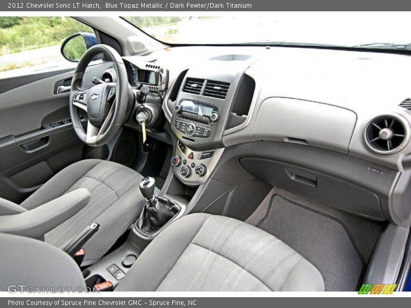 Dark Pewter/Dark Titanium Interior - 2012 Sonic LT Hatch 