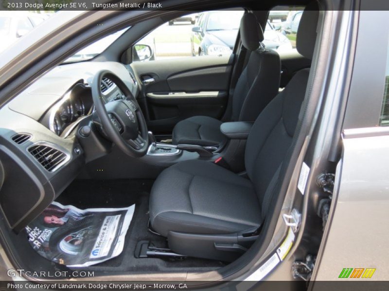 Tungsten Metallic / Black 2013 Dodge Avenger SE V6