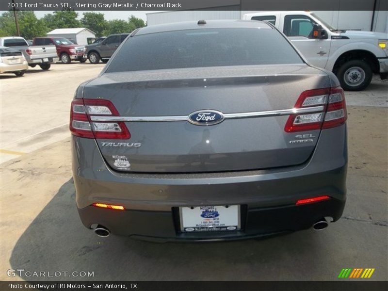 Sterling Gray Metallic / Charcoal Black 2013 Ford Taurus SEL