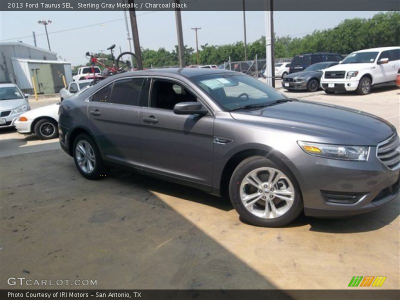 Sterling Gray Metallic / Charcoal Black 2013 Ford Taurus SEL