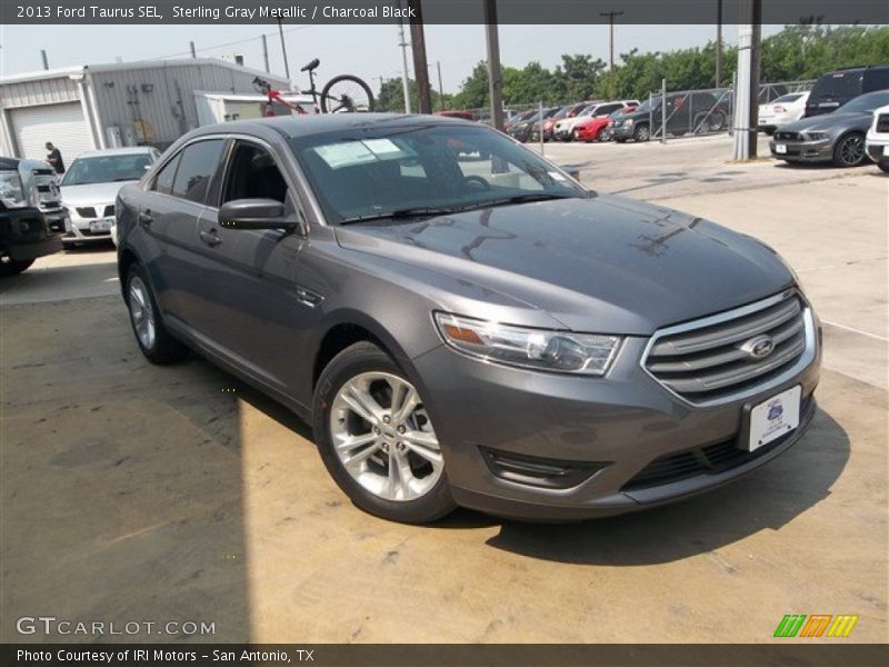 Sterling Gray Metallic / Charcoal Black 2013 Ford Taurus SEL