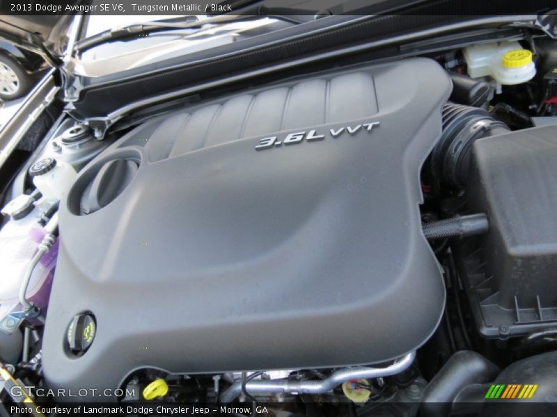 Tungsten Metallic / Black 2013 Dodge Avenger SE V6