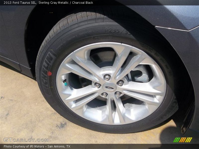 Sterling Gray Metallic / Charcoal Black 2013 Ford Taurus SEL
