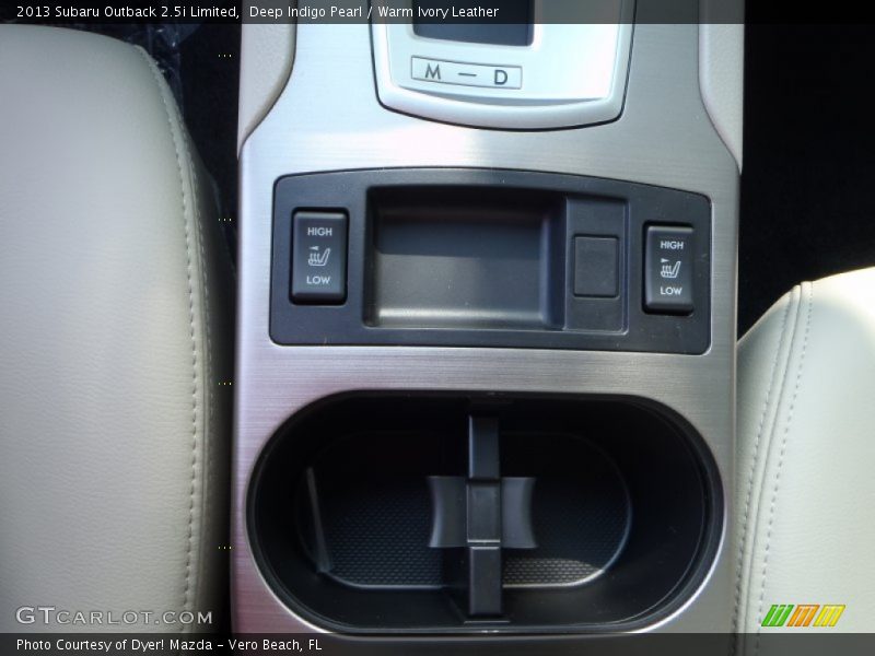Deep Indigo Pearl / Warm Ivory Leather 2013 Subaru Outback 2.5i Limited