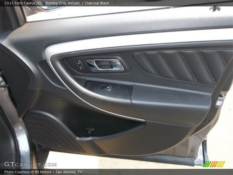 Sterling Gray Metallic / Charcoal Black 2013 Ford Taurus SEL