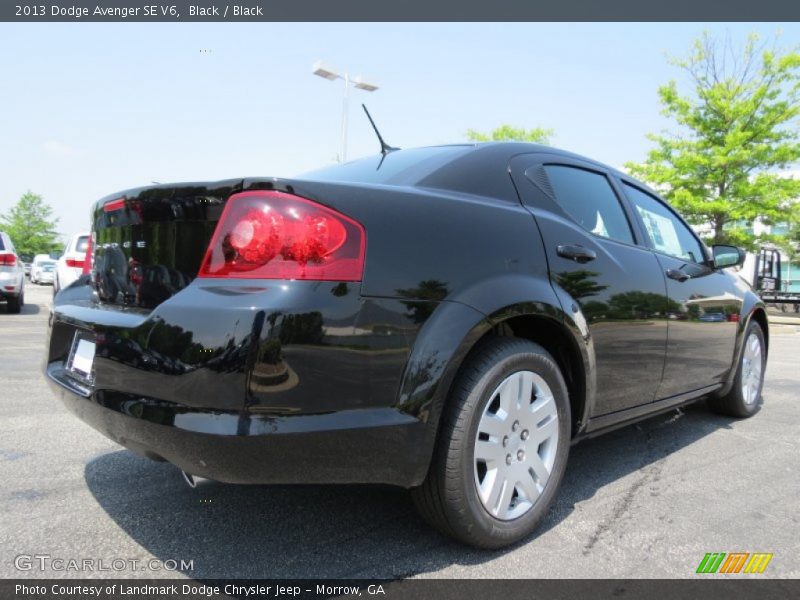 Black / Black 2013 Dodge Avenger SE V6