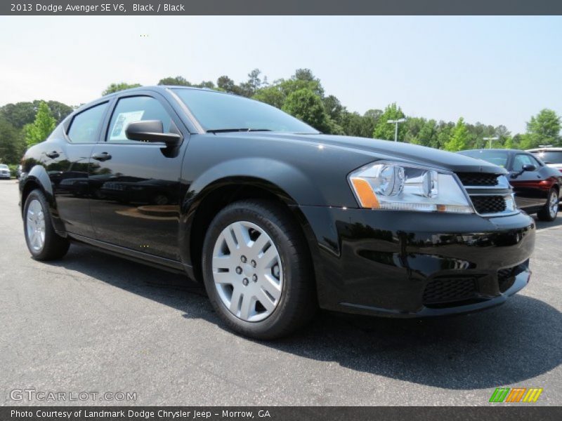 Black / Black 2013 Dodge Avenger SE V6