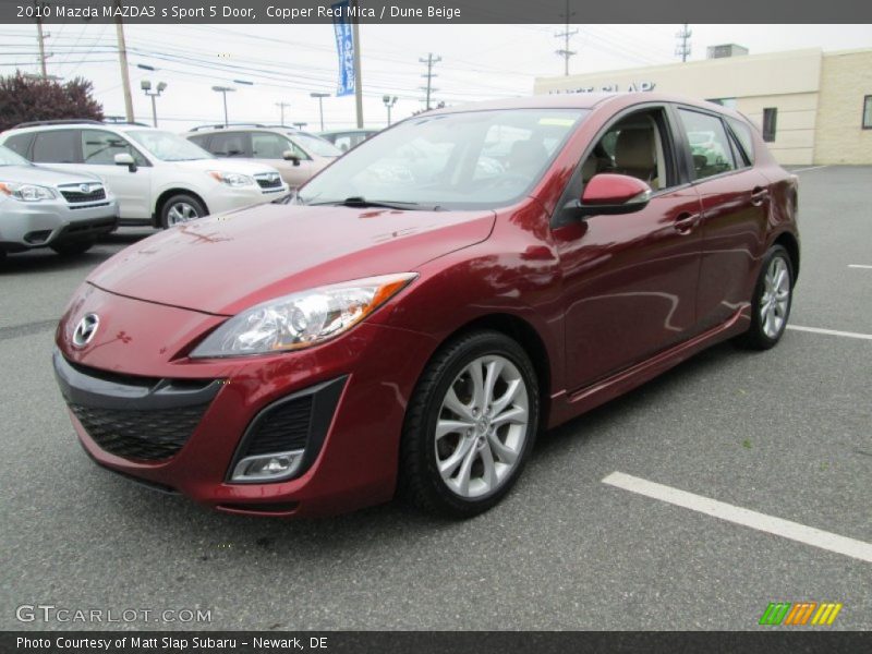 Copper Red Mica / Dune Beige 2010 Mazda MAZDA3 s Sport 5 Door