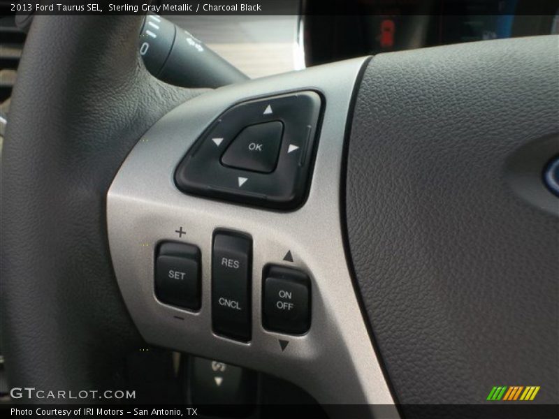 Sterling Gray Metallic / Charcoal Black 2013 Ford Taurus SEL