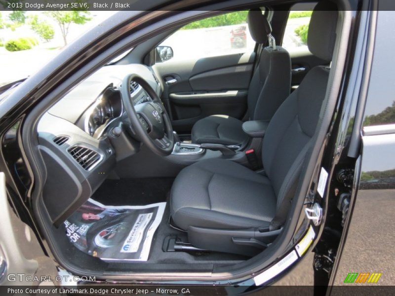 Black / Black 2013 Dodge Avenger SE V6