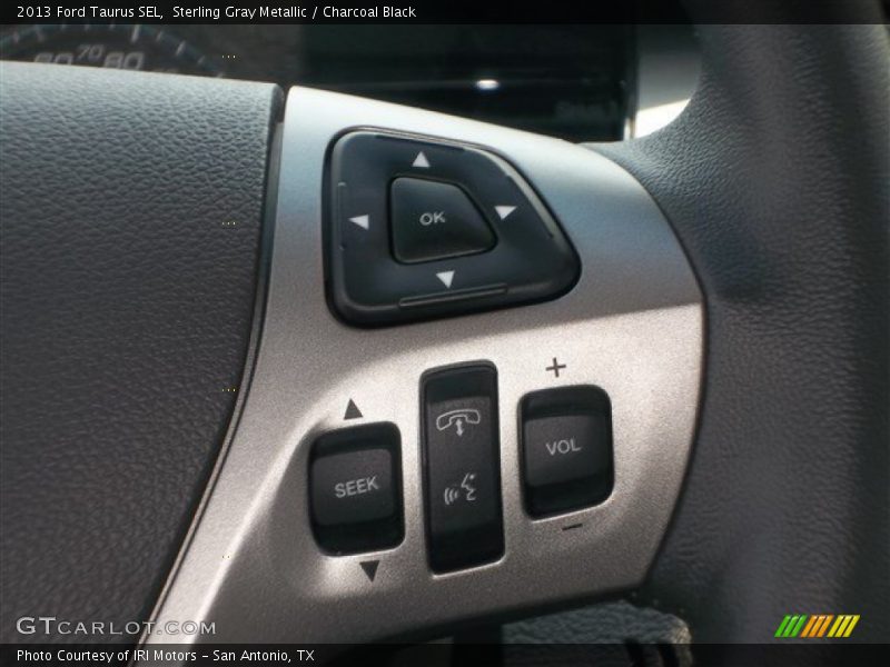 Sterling Gray Metallic / Charcoal Black 2013 Ford Taurus SEL