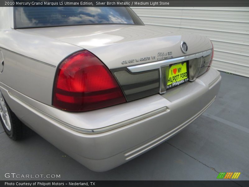 Silver Birch Metallic / Medium Light Stone 2010 Mercury Grand Marquis LS Ultimate Edition