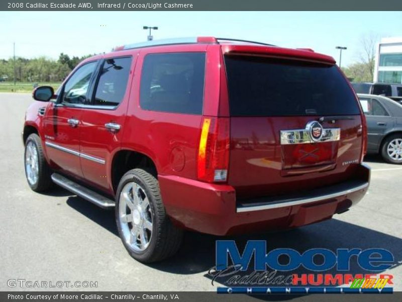 Infrared / Cocoa/Light Cashmere 2008 Cadillac Escalade AWD