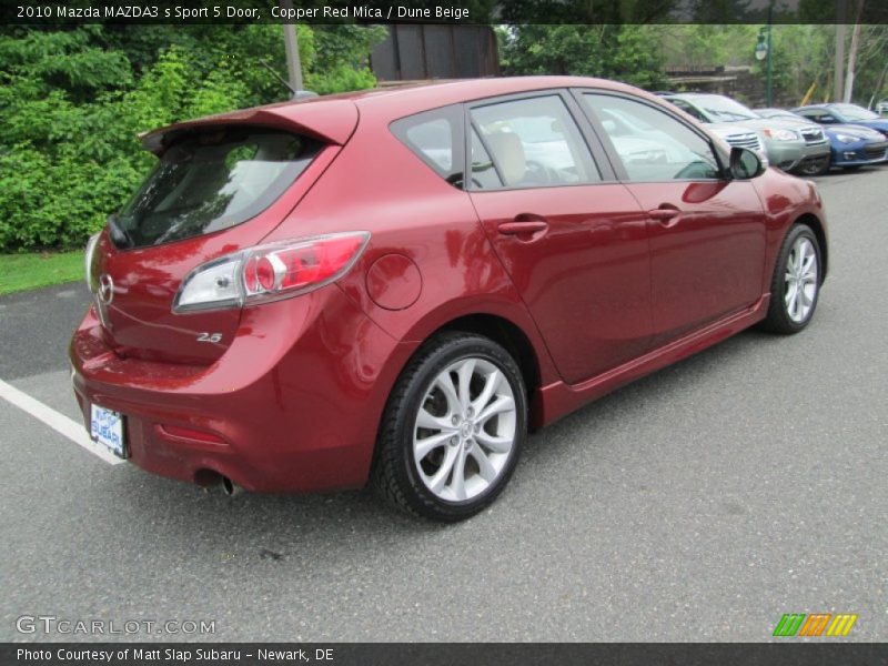 Copper Red Mica / Dune Beige 2010 Mazda MAZDA3 s Sport 5 Door