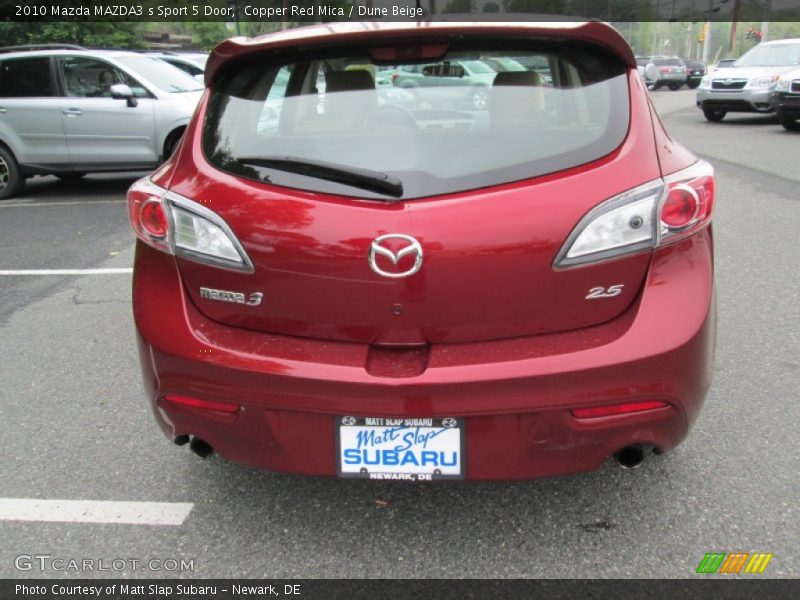 Copper Red Mica / Dune Beige 2010 Mazda MAZDA3 s Sport 5 Door