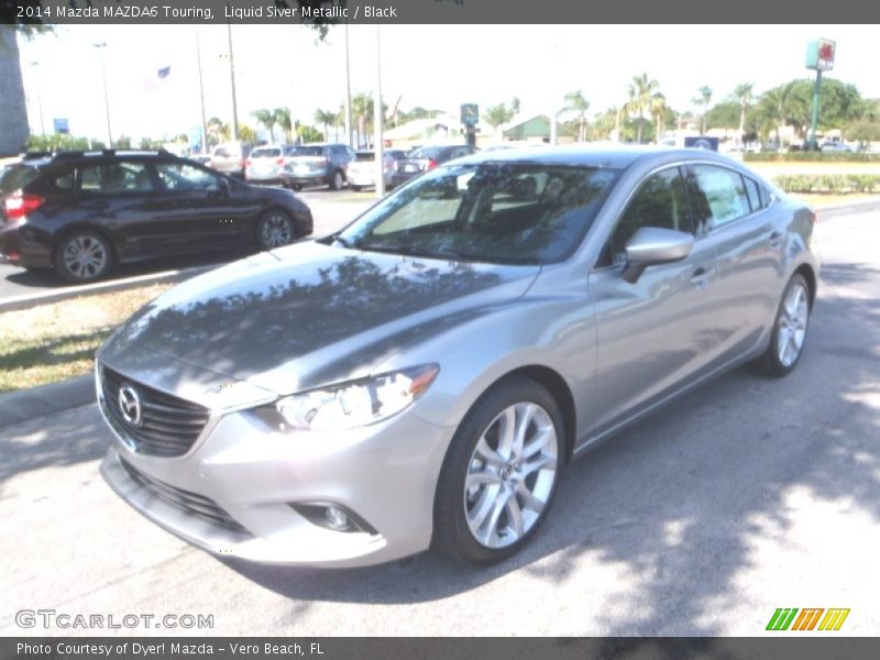 Liquid Siver Metallic / Black 2014 Mazda MAZDA6 Touring