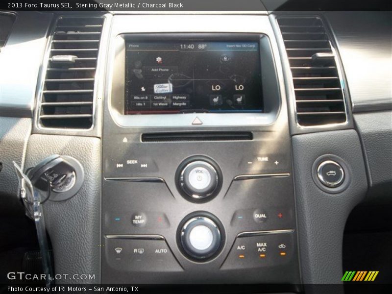 Sterling Gray Metallic / Charcoal Black 2013 Ford Taurus SEL