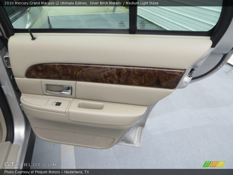 Silver Birch Metallic / Medium Light Stone 2010 Mercury Grand Marquis LS Ultimate Edition