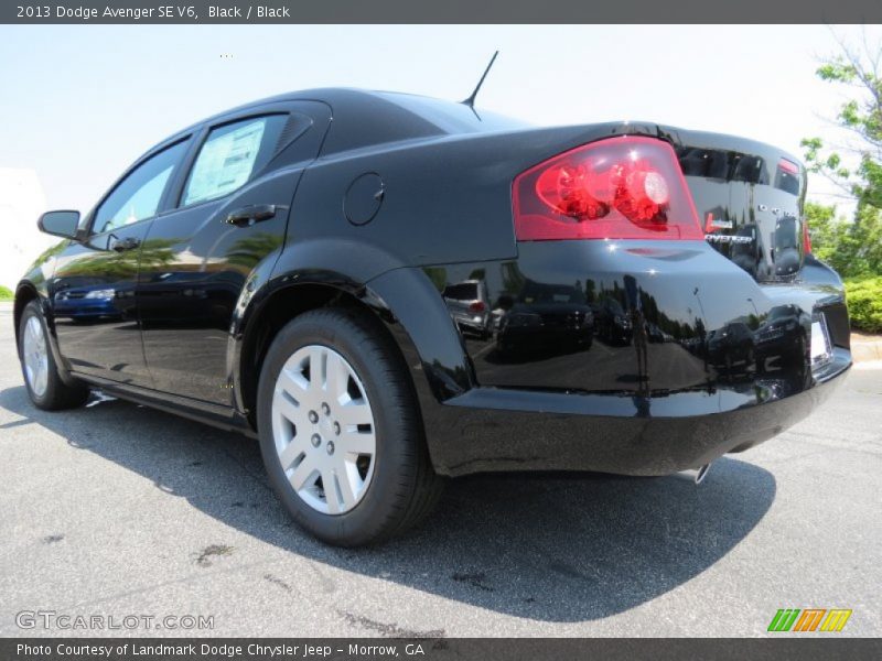 Black / Black 2013 Dodge Avenger SE V6