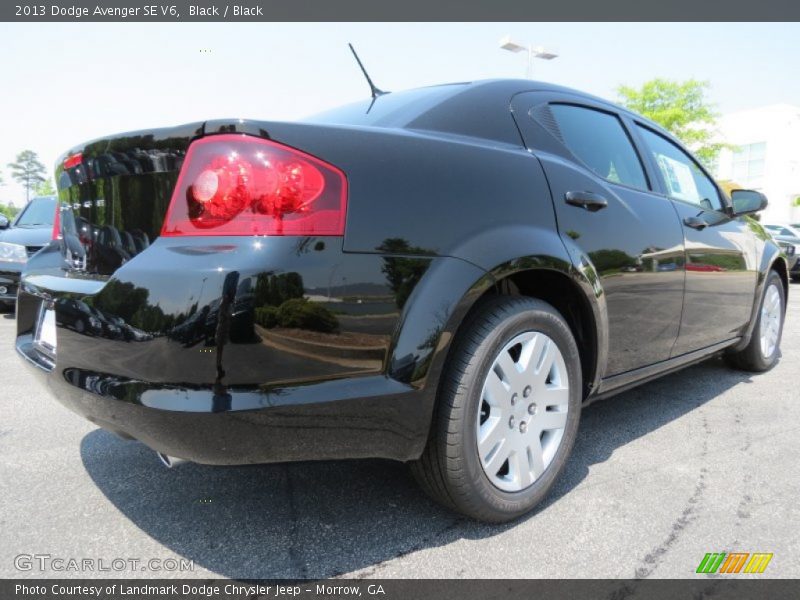 Black / Black 2013 Dodge Avenger SE V6