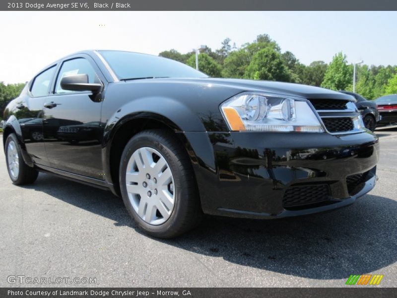 Black / Black 2013 Dodge Avenger SE V6