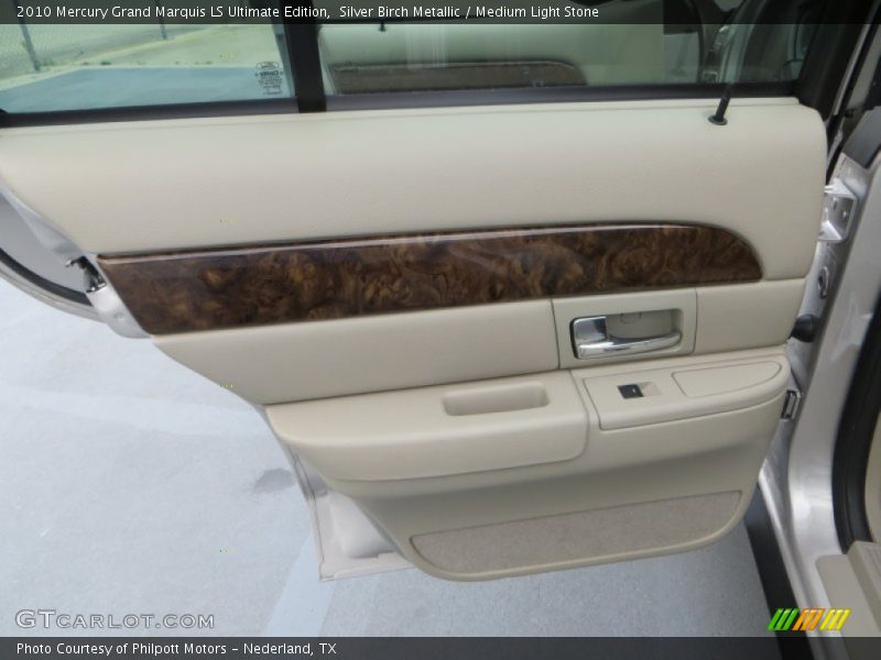 Silver Birch Metallic / Medium Light Stone 2010 Mercury Grand Marquis LS Ultimate Edition