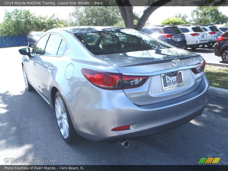 Liquid Siver Metallic / Black 2014 Mazda MAZDA6 Touring