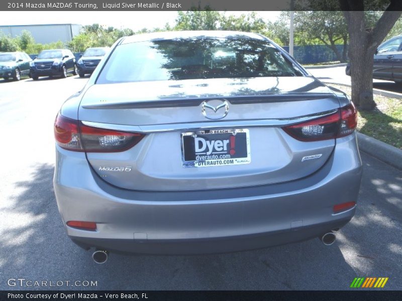 Liquid Siver Metallic / Black 2014 Mazda MAZDA6 Touring