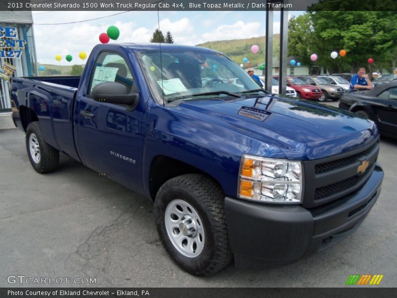 Front 3/4 View of 2013 Silverado 1500 Work Truck Regular Cab 4x4