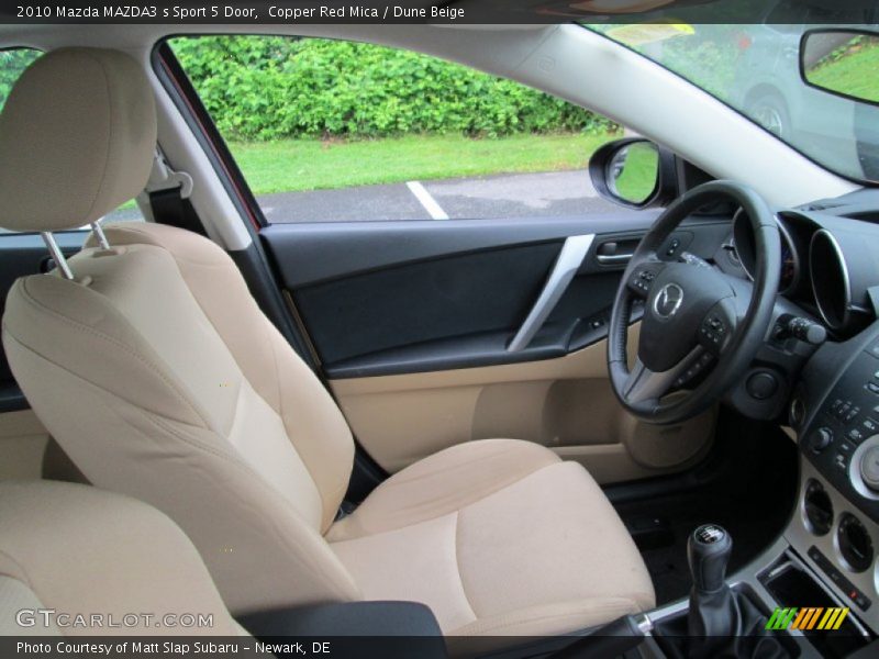 Copper Red Mica / Dune Beige 2010 Mazda MAZDA3 s Sport 5 Door