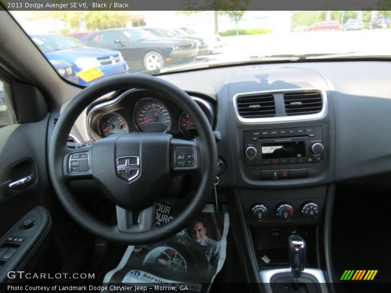 Black / Black 2013 Dodge Avenger SE V6